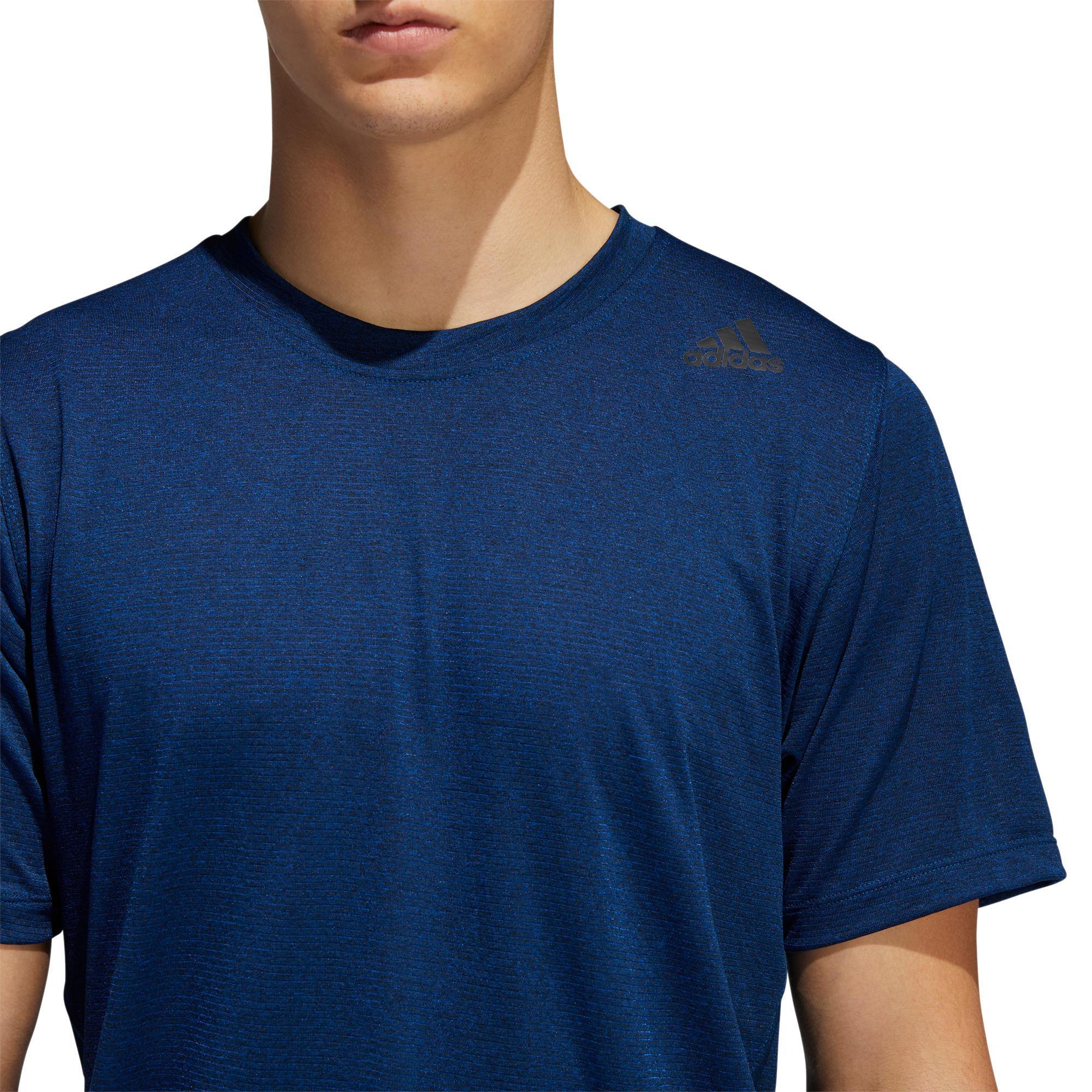 Fitness shirt Adidas voor heren, blauw Fitness shirt Adidas voor heren, blauw